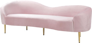 Ritz Pink Velvet Sofa image