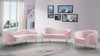 Ritz Pink Velvet Sofa