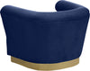 Bellini Navy Velvet Chair