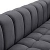 Gwen Grey Velvet Sofa