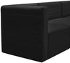 Quincy Black Velvet Modular Sectional