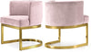 Gianna Pink Velvet Dining Chair image