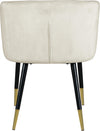 Louise Cream Velvet Dining Chair