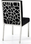 Opal Black Velvet Dining Chair