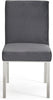 Opal Grey Velvet Dining Chair