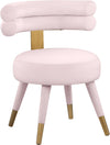 Fitzroy Pink Velvet Dining Chair