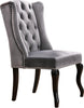 Suri Grey Velvet Dining Chair