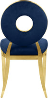 Carousel Navy Velvet Dining Chair