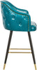 Barbosa Blue Faux Leather Counter/Bar Stool