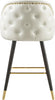 Barbosa White Faux Leather Counter/Bar Stool