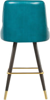 Portnoy Teal Faux Leather Counter/Bar Stool