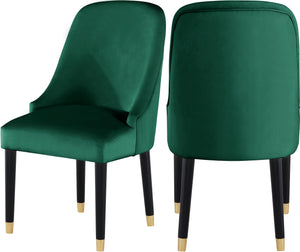 Omni Green Velvet Dining Chair image