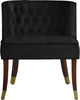 Perry Black Velvet Dining Chair