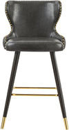 Hendrix Grey Faux Leather Counter/Bar Stool