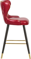 Hendrix Red Faux Leather Counter/Bar Stool