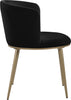 Skylar Black Velvet Dining Chair