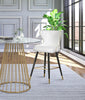 Hendrix White Faux Leather Counter/Bar Stool