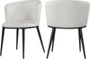 Skylar White Faux Leather Dining Chair