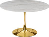 Tulip Gold Dining Table (3 Boxes)