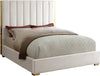 Becca Cream Velvet Queen Bed image