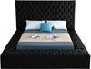 Bliss Black Velvet Full Bed (3 Boxes)