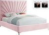 Eclipse Pink Velvet Full Bed