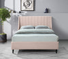 Eva Pink Velvet King Bed