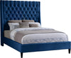 Fritz Navy Velvet King Bed image