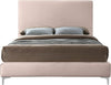 Geri Pink Velvet King Bed