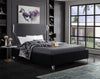 Ghost Black Velvet Queen Bed