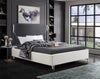 Ghost Cream Velvet King Bed