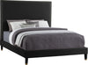 Harlie Black Velvet King Bed image