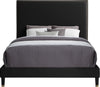 Harlie Black Velvet King Bed