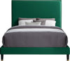 Harlie Green Velvet Full Bed
