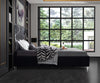 Ghost Black Velvet King Bed