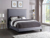 Harlie Grey Velvet King Bed