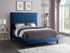 Harlie Navy Velvet King Bed