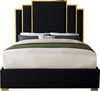 Hugo Black Velvet King Bed