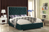 Lexi Green Velvet King Bed