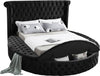 Luxus Black Velvet King Bed (3 Boxes)