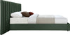 Pablo Green Velvet King Bed