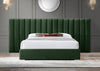 Pablo Green Velvet King Bed