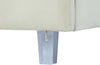 Rainbow Cream Velvet Queen Bed