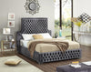 Sedona Grey Velvet King Bed