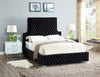 Sedona Black Velvet Queen Bed