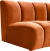 Infinity Cognac Velvet 8pc. Modular Sectional