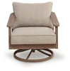 Harmony Headlands Outdoor Swivel Lounge with Cushion