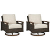 Paradise Trail Outdoor Sofa, Lounge Chairs and Fire Pit Table