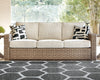 Beachcroft Outdoor Sofa, Lounge Chairs and Fire Pit