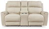 Dahlmoore Power Reclining Loveseat with Console image